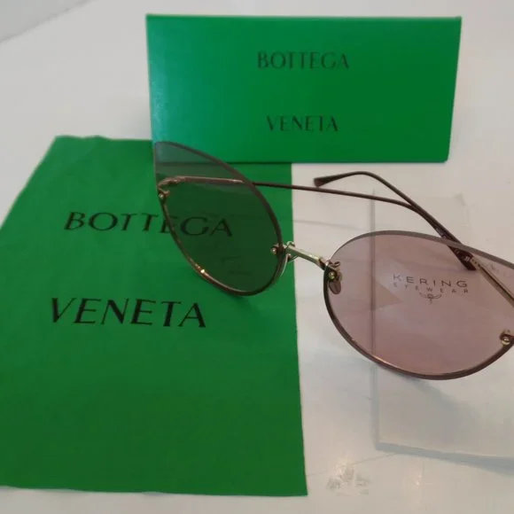 BOTTEGA VENETA Made Italy BV02045 004 New Elegant Sunglasses Purple Colored Lens - Picture 6 of 15
